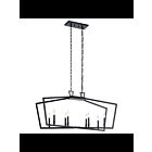Lustre linéaire Kichler Abbotswell 43494BK 8-lumières 60W noir