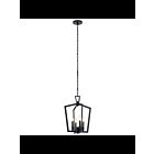 Suspendu de foyer Kichler Abbotswell 43498BK 4-lumières 60W noir