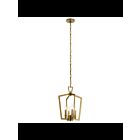 Suspendu de foyer Kichler Abbotswell 43498NBR 4-lumières 60W laiton naturel