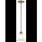Mini suspendu Kichler Keiran 43511NI 1-lumière 100W nickel brossé