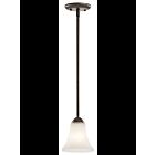 Mini suspendu Kichler Keiran 43511OZ 1-lumière 100W vieux bronze