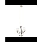Mini Chandelier Kichler Thisbe 43531CLP 3-lumières 60W étain classique
