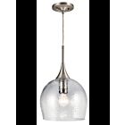 Suspendu Kichler Sloane 43537NI 1-lumière 150W nickel brossé