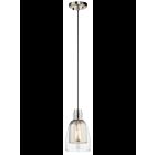 Mini suspendu Kichler Evie 43625NI 1-lumière 100W nickel brossé