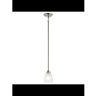 Mini suspendu Kichler Jolie 43640NI 1-lumière 100W nickel brossé