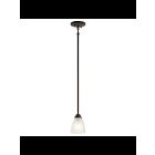 Mini suspendu Kichler Jolie 43640OZ 1-lumière 100W vieux bronze