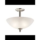 Suspendu transformable à LED Kichler Jolie 43641NIL18 2-lumières 10W nickel brossé