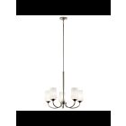 Lustre à 1 étage Kichler Aubrey 43665NI 5-lumières 100W nickel brossé