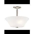 Plafonnier semi-encastré Kichler Aubrey 43669NI 3-lumières 100W nickel brossé