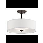 Plafonnier semi-encastré Kichler Shailene 43675OZ 3-lumières 100W vieux bronze