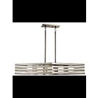 Lustre linéaire Kichler Realta 43687NI 5-lumières 50W nickel brossé