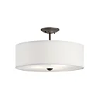 Plafonnier semi-encastré Kichler Shailene 43692OZ 3-lumières 75W vieux bronze