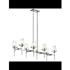 Lustre linéaire Kichler Alton 43696CH 8-lumières 100W chrome