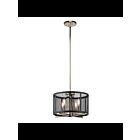 Suspendu transformable Kichler Titus 43713PN 4-lumières 60W nickel poli