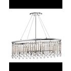 Lustre ovale Kichler Piper 43725CH 6-lumières 60W chrome