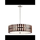 Suspendu transformable Kichler Cirus 43754AUB 5-lumières 100W teint châtain