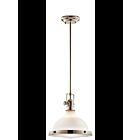 Suspendu Kichler Hatteras 43765PN 1-lumière 100W nickel poli