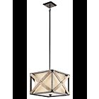 Suspendu transformable Kichler Cahoon 43775AVI 1-lumière 100W fer d'enclume