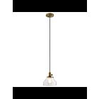 Mini suspendu Kichler Avery 43850NBR 1-lumière 100W laiton naturel
