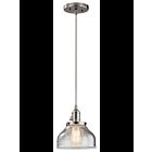 Mini suspendu Kichler Avery 43850NI 1-lumière 100W nickel brossé