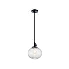 Suspendu Kichler 43852BK 1-lumière 100W Noir