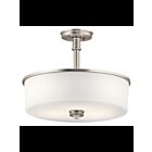 Suspendu transformable Kichler Joelson 43925NI 3-lumières 100W nickel brossé