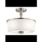 Plafonnier Kichler Joelson 43926NI 3-lumières 75W nickel brossé