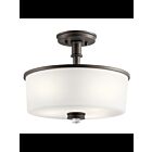 Plafonnier à LED Kichler Joelson 43926OZL18 3-lumières 10W vieux bronze