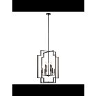 Lustre de foyer Kichler Downtown 43966MCH 4-lumières 60W chrome minuit