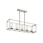 Lustre linéaire Kichler Crosby 43995NI 5-lumières 60W nickel brossé