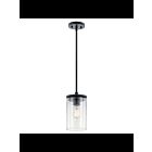 Mini suspendu Kichler Crosby 43996BK 1-lumière 100W noir