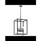 Suspendu de foyer Kichler Crosby 43998BK 4-lumières 60W noir
