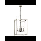 Suspendu de foyer Kichler Crosby 43998NI 4-lumières 60W nickel brossé