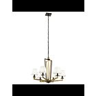 Lustre à 1 étage Kichler Dancar 44022NBR 6-lumières 60W laiton naturel