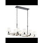 Lustre linéaire Kichler Dancar 44023PN 8-lumières 60W nickel poli
