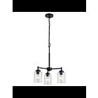 Mini Chandelier Kichler Winslow 44029BK 3-lumières 75W noir