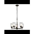 Lustre à 1 étage Kichler Winslow 44030OZ 5-lumières 75W vieux bronze