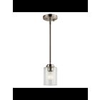 Mini suspendu Kichler Winslow 44032NI 1-lumière 75W nickel brossé