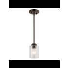 Mini suspendu Kichler Winslow 44032OZ 1-lumière 75W vieux bronze