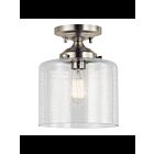 Plafonnier semi-encastré Kichler Winslow 44033NI 1-lumière 75W nickel brossé