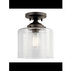 Plafonnier semi-encastré Kichler Winslow 44033OZ 1-lumière 75W vieux bronze