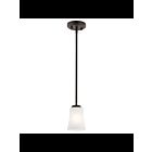 Mini suspendu Kichler Tao 44053OZ 1-lumière 75W vieux bronze