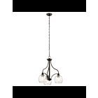 Lustre à 1 étage Kichler Harmony 44063OZ 3-lumières 75W vieux bronze
