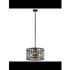 Suspendu transformable Kichler Aldergate 44075BK 3-lumières 75W noir