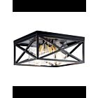 Plafonnier Kichler Moorgate 44084BK 4-lumières 60W noir