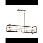 Lustre linéaire Kichler Lente 44250NI 5-lumières 60W nickel brossé