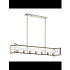 Lustre linéaire Kichler Lente 44252NI 7-lumières 60W nickel brossé