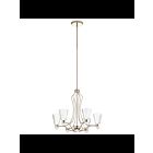 Lustre à 1 étage à LED Kichler Kayva 44354PNLED 13-lumières 34W nickel poli