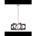 Lustre linéaire Kichler Alscar 44360DWG 6-lumières 60W gris bois flotté