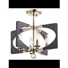 Plafonnier semi-encastré Kichler Alscar 44363DWG 4-lumières 60W gris bois flotté
